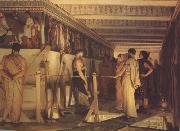Pheidias and the Frieze of the Parthenon Athens (mk24) tadema